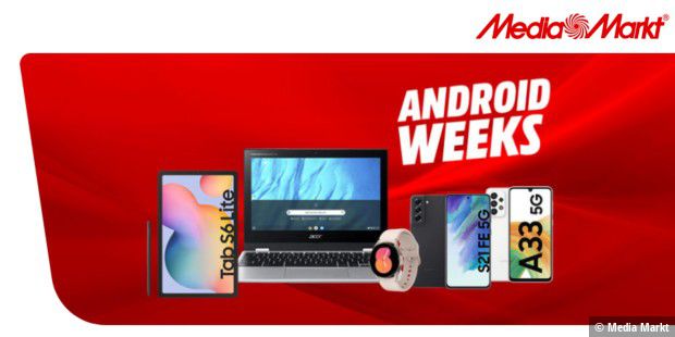 Android Weeks: Android- & Chrome-Produkte zu Top-Preisen bei Media Markt.
