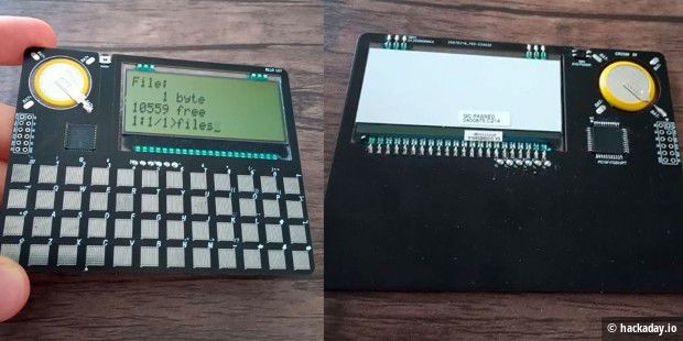 Der Ello LC1 ist so flach wie eine Kreditkarte und bietet dennoch Tastatur und Display.